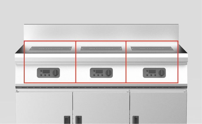 Independent Cooking Zones - Maximizing Energy Efficiency 