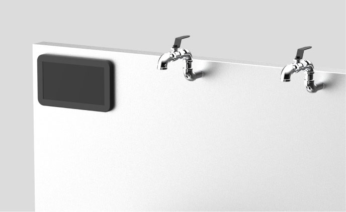 LCD Monitor Equipped (Low Range only) 